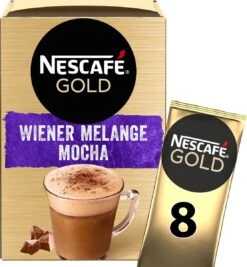 Nescafé Gold Wiener Melange Mocha Oploskoffie - 6 Doosjes à 8 Zakjes 9 Nescafé Gold Wiener Melange Mocha Oploskoffie - 6 Doosjes à 8 Zakjes -Koffiehuis 1111x1200 2