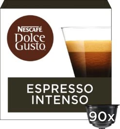 Nescafé Dolce Gusto Espresso Intenso Capsules - 90 Koffiecups 12 Nescafé Dolce Gusto Espresso Intenso Capsules - 90 Koffiecups -Koffiehuis 1116x1200