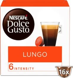 NESCAFÉ Dolce Gusto Lungo Koffie - 3 X 16 Cups 12 NESCAFÉ Dolce Gusto Lungo Koffie - 3 X 16 Cups -Koffiehuis 1132x1200