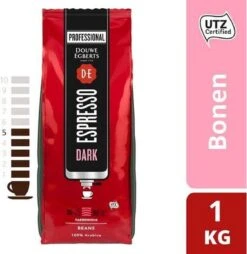 Koffie Douwe Egberts Espresso Bonen Dark Roast 1000gr 9 Koffie Douwe Egberts Espresso Bonen Dark Roast 1000gr -Koffiehuis 1167x1200