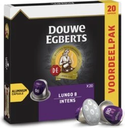 Douwe Egberts Lungo Intens Koffiecups - Intensiteit 8/12 - 10 X 20 Capsules 19 Douwe Egberts Lungo Intens Koffiecups - Intensiteit 8/12 - 10 X 20 Capsules -Koffiehuis 1170x1200