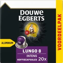 Douwe Egberts Lungo Intens Koffiecups - Intensiteit 8/12 - 10 X 20 Capsules 18 Douwe Egberts Lungo Intens Koffiecups - Intensiteit 8/12 - 10 X 20 Capsules -Koffiehuis 1198x1200