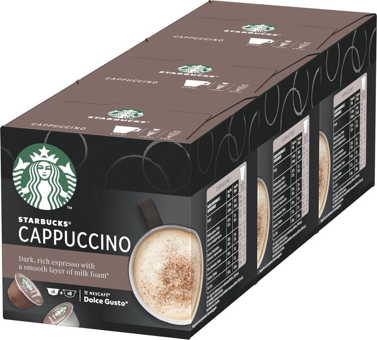 Starbucks By Dolce Gusto Cappuccino Capsules - 36 Koffiecups 4 Starbucks By Dolce Gusto Cappuccino Capsules - 36 Koffiecups - Afbeelding 2