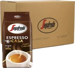 Segafredo Espresso Casa Koffiebonen - 8 X 1 Kg -Koffiehuis 1200x1086