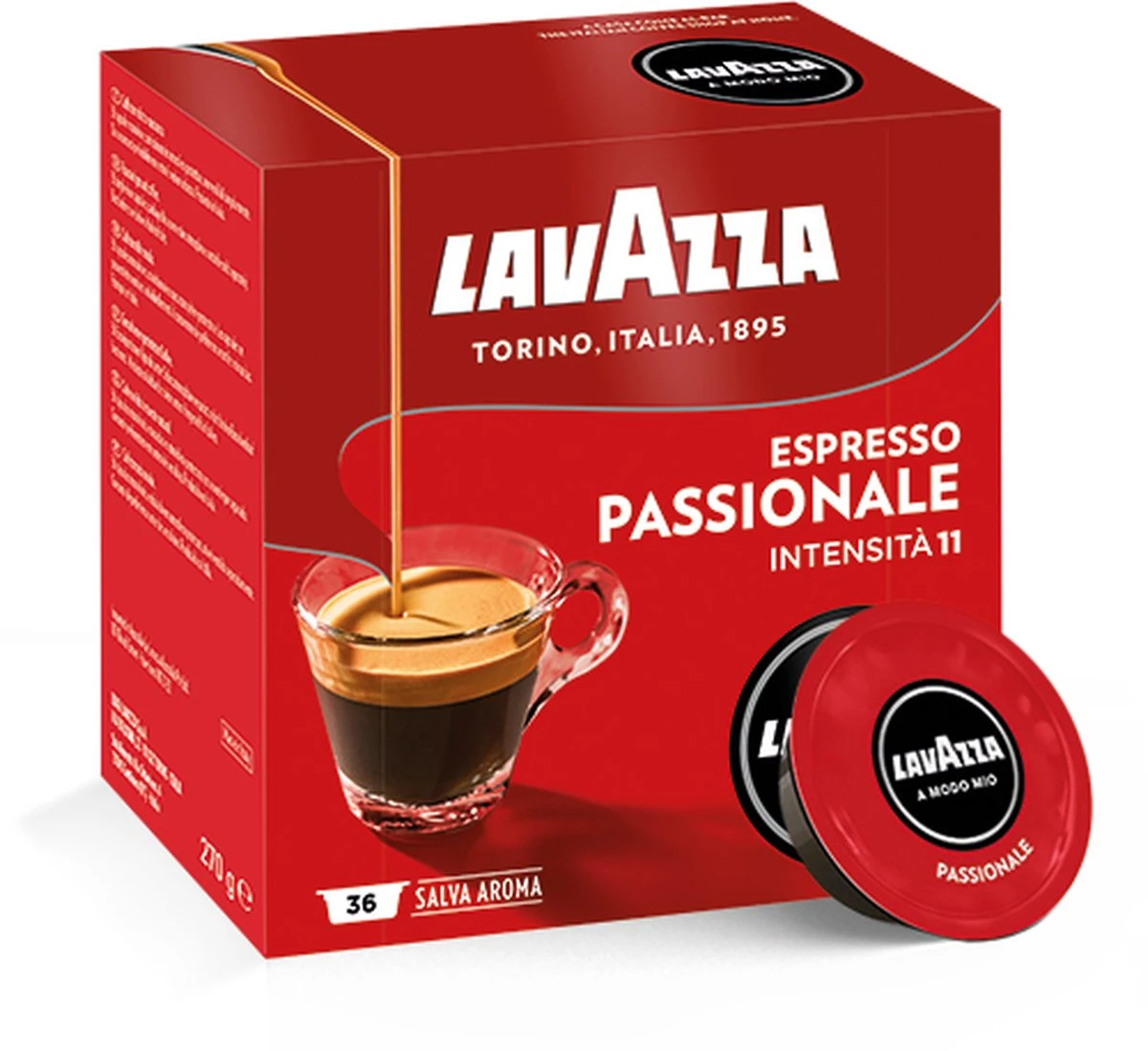 Lavazza A Modo Mio Passionale 36 Stuks 3 Lavazza A Modo Mio Passionale 36 Stuks