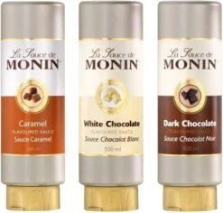Monin Dessert Topping Dark Chocolate - 50 Cl 7 Monin Dessert Topping Dark Chocolate - 50 Cl -Koffiehuis 1200x1146
