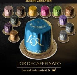 L'OR Espresso Decaffeinato Koffiecups - Intensiteit 6/12 - 10 X 10 Capsules 23 L'OR Espresso Decaffeinato Koffiecups - Intensiteit 6/12 - 10 X 10 Capsules -Koffiehuis 1200x1173 9