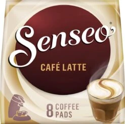 Senseo Café Latte Koffiepads - 2/9 Intensiteit - 4 X 8 Pads -Koffiehuis 1200x1184 5