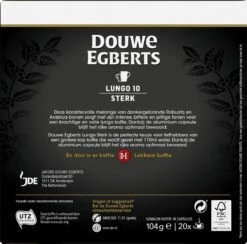 Douwe Egberts Lungo Sterk (10) - 10 X 20 Koffiecups 9 Douwe Egberts Lungo Sterk (10) - 10 X 20 Koffiecups -Koffiehuis 1200x1186 2