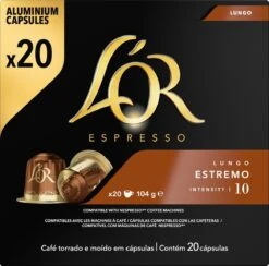 L'OR Lungo Estremo (10) - 10 X 20 Koffiecups 23 L'OR Lungo Estremo (10) - 10 X 20 Koffiecups -Koffiehuis 1200x1187 4