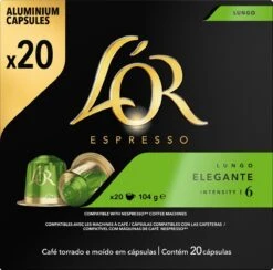 L'OR Lungo Elegante Koffiecups - Intensiteit 6/12 - 10 X 20 Capsules 22 L'OR Lungo Elegante Koffiecups - Intensiteit 6/12 - 10 X 20 Capsules -Koffiehuis 1200x1187 5