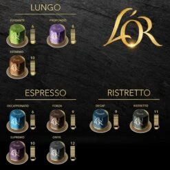 L'OR Espresso Ristretto Koffiecups - Intensiteit 11/12 - 4 X 40 Capsules 17 L'OR Espresso Ristretto Koffiecups - Intensiteit 11/12 - 4 X 40 Capsules -Koffiehuis 1200x1200 109
