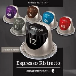 Douwe Egberts Espresso Ristretto (12) - 10 X 20 Koffiecups -Koffiehuis 1200x1200 123