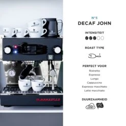 Aroma Club - Cafeïnevrije Koffiebonen 1KG - No. 5 Decaf John - Koffie Intensiteit 3/5 -Koffiehuis 1200x1200 181