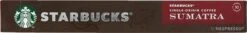 Starbucks By Nespresso Sumatra Espresso Dark Roast Capsules - 120 Koffiecups -Koffiehuis 1200x159 1