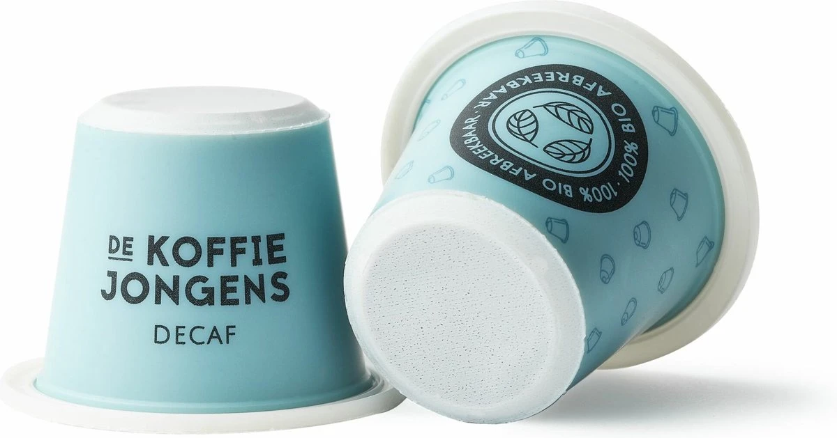 De Koffiejongens - Decaf - Nespresso Cups - 100% Biologisch Afbreekbaar - 60 Cups - 100% Nespresso Compatible 4 De Koffiejongens - Decaf - Nespresso Cups - 100% Biologisch Afbreekbaar - 60 Cups - 100% Nespresso Compatible - Afbeelding 2