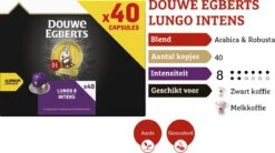 Douwe Egberts Lungo Intens (8) - 5 X 40 Koffiecups 17 Douwe Egberts Lungo Intens (8) - 5 X 40 Koffiecups -Koffiehuis 1200x672 1