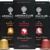 Aroma Club - Proefpakket Nespresso Compatible Capsules (100 St.) - 5 Smaken - Espresso & Lungo - 100% Aluminium Koffiecups 2 Aroma Club - Proefpakket Nespresso Compatible Capsules (100 St.) - 5 Smaken - Espresso & Lungo - 100% Aluminium Koffiecups -Koffiehuis 1200x749
