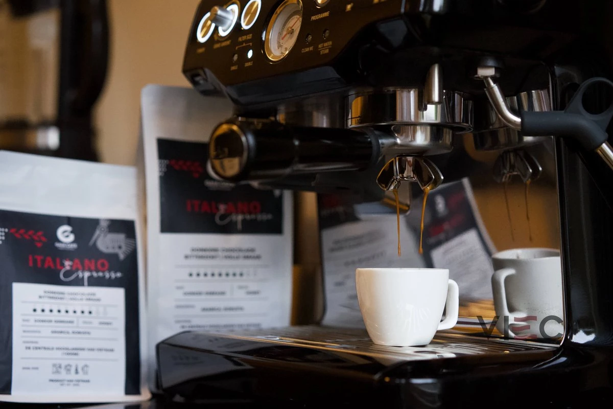 Italiano Espresso Honey Process Vietnamese Koffiebonen Aanbieding 250g GAIA Cafe 8 Italiano Espresso Honey Process Vietnamese Koffiebonen Aanbieding 250g GAIA Cafe - Afbeelding 6