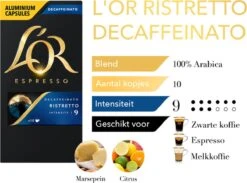 L'OR Espresso Ristretto Decaffeinato - Intensiteit 9/12 - 10 X 10 Capsules 18 L'OR Espresso Ristretto Decaffeinato - Intensiteit 9/12 - 10 X 10 Capsules -Koffiehuis 1200x889 5