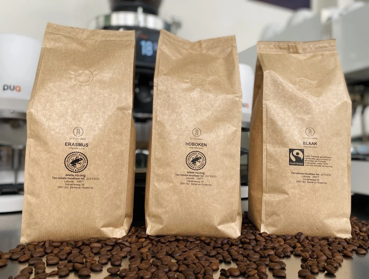 Rotterdamse Koffiebonen Tasty Proefpakket | ORIGINAL 3 X 500 GRAM 3 Rotterdamse Koffiebonen Tasty Proefpakket | ORIGINAL 3 X 500 GRAM