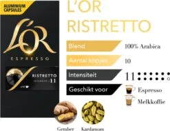 L'OR Espresso Ristretto (11) - 10 X 10 Koffiecups 18 L'OR Espresso Ristretto (11) - 10 X 10 Koffiecups -Koffiehuis 1200x921