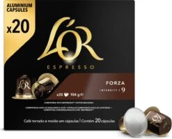 L'OR Espresso Forza Koffiecups - Intensiteit 9/12 - 10 X 20 Capsules 18 L'OR Espresso Forza Koffiecups - Intensiteit 9/12 - 10 X 20 Capsules -Koffiehuis 1200x968