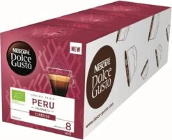 Nescafé Dolce Gusto Espresso Peru Capsules - 36 Koffiecups - GB-ORG-05 7 Nescafé Dolce Gusto Espresso Peru Capsules - 36 Koffiecups - GB-ORG-05 -Koffiehuis 1200x975 1