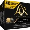L'OR Espresso Ristretto Koffiecups - Intensiteit 11/12 - 4 X 40 Capsules 1 L'OR Espresso Ristretto Koffiecups - Intensiteit 11/12 - 4 X 40 Capsules -Koffiehuis 1200x984 1