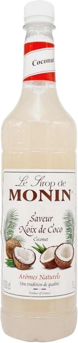 Monin Cocos Koffiesiroop XL Fles 1 Liter Kokos Siropen 3 Monin Cocos Koffiesiroop XL Fles 1 Liter Kokos Siropen
