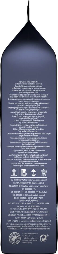 L'OR Espresso Fortissimo Koffiebonen (10) - 4 X 500 Gram 16 L'OR Espresso Fortissimo Koffiebonen (10) - 4 X 500 Gram -Koffiehuis 276x1200 1