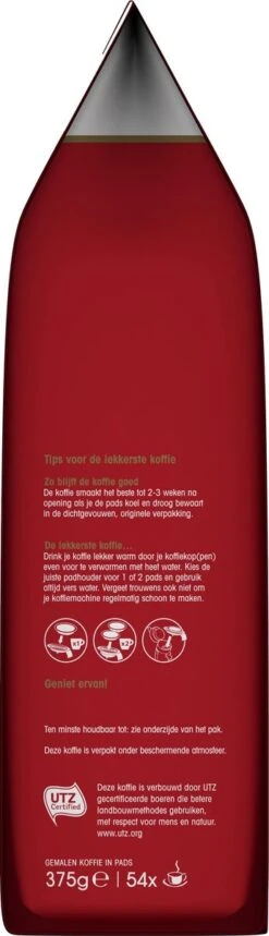 Douwe Egberts Aroma Rood Koffiepads - 4 X 54 Pads -Koffiehuis 345x1200