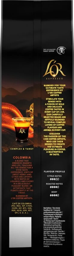 L'OR Espresso Origins Colombia Koffiebonen (8) - 4 X 500 Gram 11 L'OR Espresso Origins Colombia Koffiebonen (8) - 4 X 500 Gram -Koffiehuis 351x1200