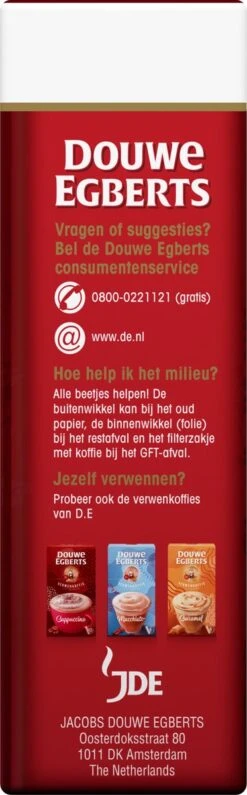 Douwe Egberts Aroma Rood Filterkoffie - 24 X 250 Gram 13 Douwe Egberts Aroma Rood Filterkoffie - 24 X 250 Gram -Koffiehuis 373x1200 1