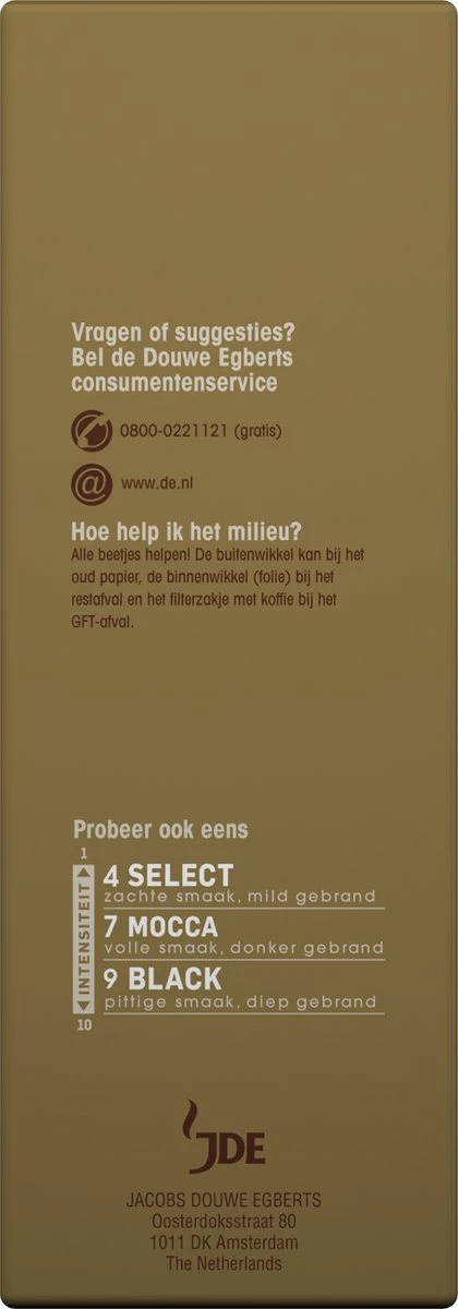 Douwe Egberts Excellent Filterkoffie - 6 X 500 Gram 6 Douwe Egberts Excellent Filterkoffie - 6 X 500 Gram - Afbeelding 4