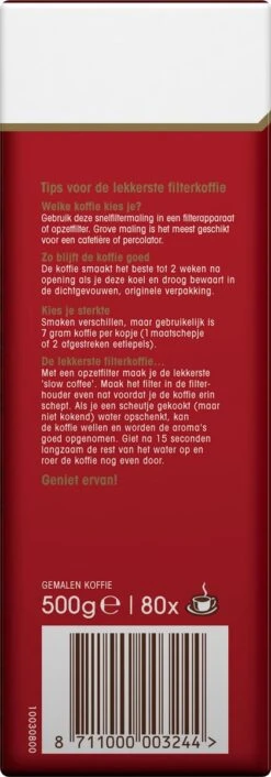Douwe Egberts Aroma Rood Filterkoffie - 6 X 500 Gram -Koffiehuis 420x1200 4