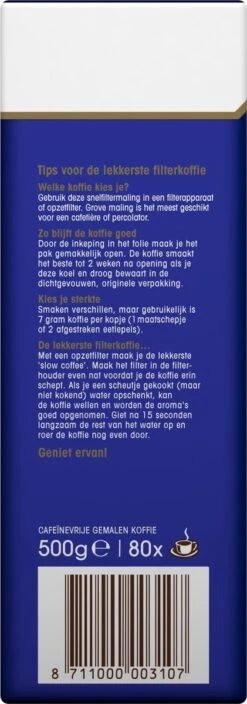 Douwe Egberts Decafé Filterkoffie - 6 X 500 Gram 14 Douwe Egberts Decafé Filterkoffie - 6 X 500 Gram -Koffiehuis 421x1200 4