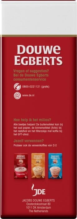 Douwe Egberts Aroma Rood Filterkoffie - Dubbelpak 6 X 1000 Gram 14 Douwe Egberts Aroma Rood Filterkoffie - Dubbelpak 6 X 1000 Gram -Koffiehuis 423x1200 1