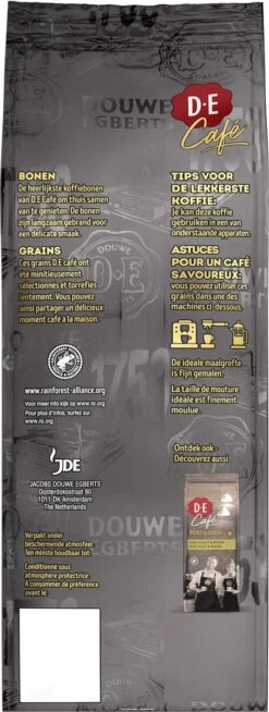 Douwe Egberts D.E Café Espresso Koffiebonen - Intensiteit 7/9 - 4 X 500 Gram 13 Douwe Egberts D.E Café Espresso Koffiebonen - Intensiteit 7/9 - 4 X 500 Gram -Koffiehuis 453x1200 13