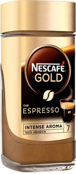 Nescafé Gold Espresso Oploskoffie - 6 Potten à 100 Gram 12 Nescafé Gold Espresso Oploskoffie - 6 Potten à 100 Gram -Koffiehuis 527x1200 2