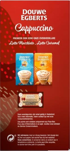 Douwe Egberts Verwenkoffie Cappuccino Oploskoffie - 5 X 10 Zakjes 17 Douwe Egberts Verwenkoffie Cappuccino Oploskoffie - 5 X 10 Zakjes -Koffiehuis 560x1200 1