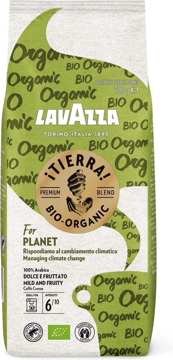 Lavazza Tierra For Planet Biologische Koffiebonen - 500 Gram X4 7 Lavazza Tierra For Planet Biologische Koffiebonen - 500 Gram X4 - Afbeelding 5