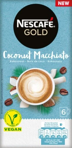 Nescafé Gold Coconut Macchiato Oploskoffie - 6 Doosjes à 6 Zakjes 11 Nescafé Gold Coconut Macchiato Oploskoffie - 6 Doosjes à 6 Zakjes -Koffiehuis 583x1200 1