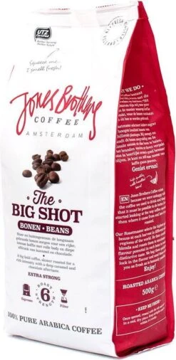 Jones Brothers Coffee The Big Shot Koffiebonen - 6 X 500 Gram 13 Jones Brothers Coffee The Big Shot Koffiebonen - 6 X 500 Gram -Koffiehuis 586x1200