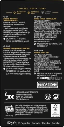 L'OR Espresso Forza Koffiecups - Intensiteit 9/12 - 10 X 10 Capsules -Koffiehuis 606x1200 8