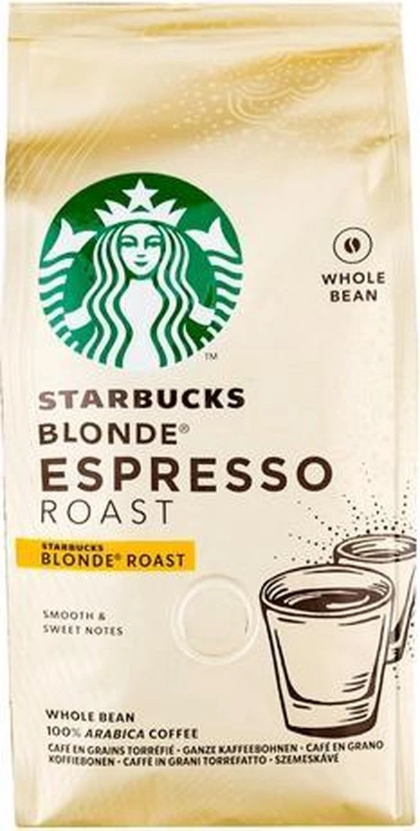 Starbucks Blonde® Espresso Roast - Koffiebonen - 200 Gram 4 Starbucks Blonde® Espresso Roast - Koffiebonen - 200 Gram - Afbeelding 2