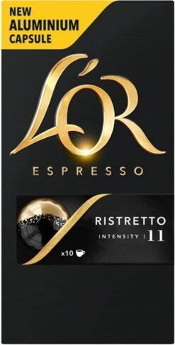 L'OR Espresso Ristretto (11) - 10 X 10 Koffiecups 23 L'OR Espresso Ristretto (11) - 10 X 10 Koffiecups -Koffiehuis 611x1200