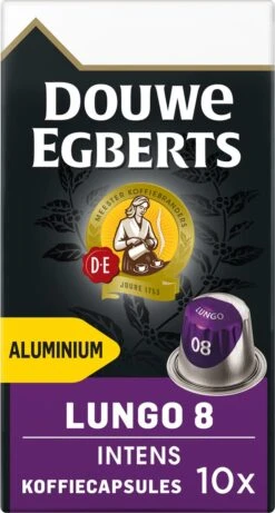 Douwe Egberts Lungo Intens Koffiecups - Intensiteit 8/12 - 10 X 10 Capsules 18 Douwe Egberts Lungo Intens Koffiecups - Intensiteit 8/12 - 10 X 10 Capsules -Koffiehuis 643x1200