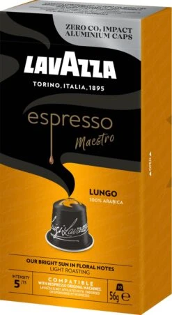 Lavazza Espresso Lungo - Aluminium Nespresso Capsules - 10 Stuks 14 Lavazza Espresso Lungo - Aluminium Nespresso Capsules - 10 Stuks -Koffiehuis 656x1200 1