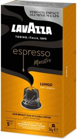 Lavazza Espresso Lungo - Aluminium Nespresso Capsules - 10 Stuks 12 Lavazza Espresso Lungo - Aluminium Nespresso Capsules - 10 Stuks -Koffiehuis 664x1200 4
